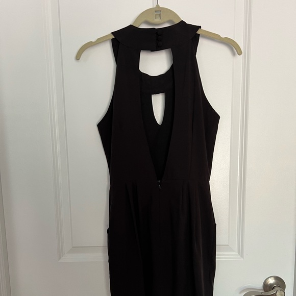 Edgy black cocktail dress with pockets! - Picture 3 of 5